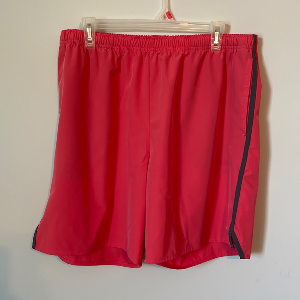 Coral gym shorts